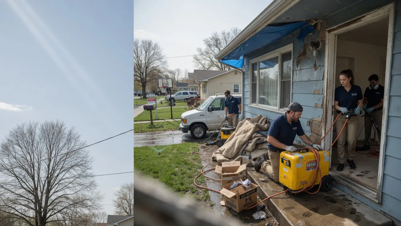 Basement Flood Cleanup in Circle Pines, MN near me